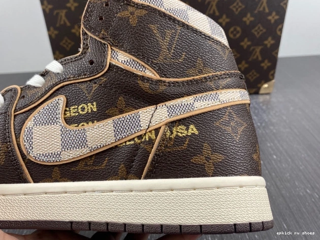 Rep OFF-WHITE 1 LV Air x Jordan 0712